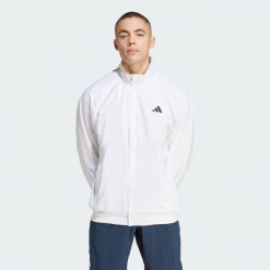 Bluza Tennis Walk-On. Białe bluzy bez kaptura męskie Adidas, xl, z materiału. Za 349.00 zł.