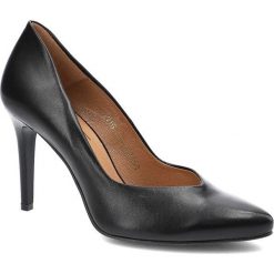 Czarne Czółenka Clasicco Damskie Eleganckie Buty. Czarne czółenka damskie Clasicco, bez wzorów, ze skóry, bez obcasa, na obcasie. Za 369.00 zł.