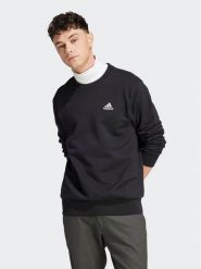 Adidas Bluza Essentials French Terry Embroidered Small Logo Sweatshirt IC9329 Czarny Regular Fit. Czarne bluzy bez kaptura męskie Adidas, m, z bawełny. Za 169.99 zł.