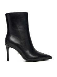 Gino Rossi Botki EO-GLC6306-6320-5 Czarny. Czarne botki damskie Gino Rossi, ze skóry, bez obcasa, na szpilce, bez zapięcia. Za 599.99 zł.