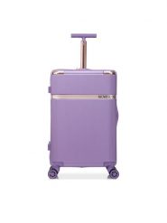 Semi Line Walizka średnia T5916-3 Fioletowy. Fioletowe walizki Semi-line, bez wzorów, z tworzywa sztucznego, średnie. Za 229.99 zł.