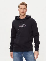 Tommy Hilfiger Bluza Track Graphic MW0MW34445 Granatowy Regular Fit. Niebieskie bluzy bez kaptura męskie Tommy Hilfiger, m, z bawełny. Za 399.99 zł.