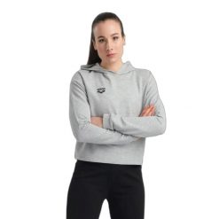 Bluza damska z kapturem Arena. Szare bluzy z kapturem damskie Arena, s, z bawełny. Za 289.50 zł.