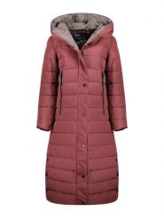 Canadian Peak Płaszcz pikowany "Constanceak" w kolorze bordowym rozmiar: M. Czerwone płaszcze damskie Canadian Peak, m, bez wzorów. Za 349.73 zł.