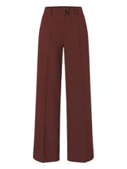 More & More Spodnie w kolorze bordowym rozmiar: 42. Czerwone spodnie materiałowe damskie MORE & MORE, bez wzorów, z materiału, z podwyższonym stanem. Za 200.60 zł.