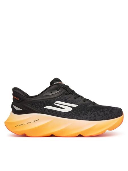 Skechers Buty do biegania Slip-ins: Aero Burst 246215/BKOR Czarny. Czarne obuwie do biegania damskie Skechers. Za 769.99 zł.