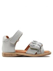 Froddo Sandały Carlina G2150193-8 M Srebrny. Szare sandały dziewczęce Froddo, ze skóry, bez zapięcia. Za 299.99 zł.