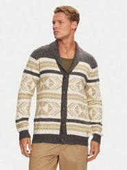 Guess Kardigan Efrem M4BR21 Z3HE2 Szary Regular Fit. Szare kardigany męskie Guess, m, z aplikacjami, z syntetyku, bez kołnierzyka. Za 269.99 zł.