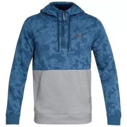 Bluza męska Under Armour Threadborne 1/2 Fitted ZIP 409. Niebieskie bluzy bez kaptura męskie Under Armour, m. Za 269.00 zł.