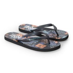 Japonki męskie Rip Curl SWC Bloom Open Toe. Niebieskie klapki i japonki męskie Rip Curl, z materiału. Za 69.99 zł.