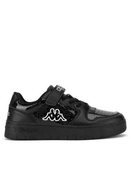 Kappa Sneakersy AW24-3C015(DZ) Czarny. Czarne buty sportowe dziewczęce Kappa, bez wzorów, z syntetyku, bez zapięcia. Za 129.99 zł.