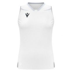 Damski tank top Macron Lily. Białe topy damskie Macron, bez wzorów, bez kołnierzyka. Za 246.50 zł.