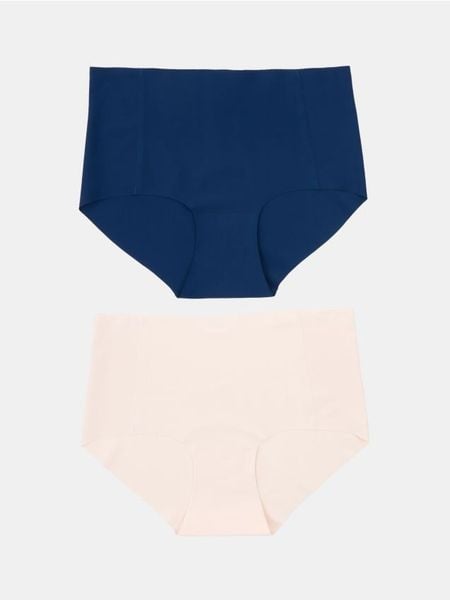 Bezszwowe majtki figi 2 pack - wielobarwny. Figi damskie Sinsay, l, bez wzorów. Za 19.99 zł.