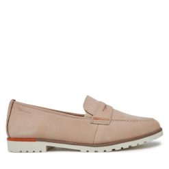Mokasyny Tamaris. Brązowe mokasyny damskie Tamaris. Za 219.99 zł.