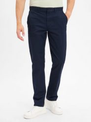 Tommy Hilfiger spodnie chino - Denton Mężczyźni Bawełna niebieski, 36-34. Niebieskie spodnie materiałowe męskie Tommy Hilfiger, bez wzorów, z bawełny. Za 429.95 zł.