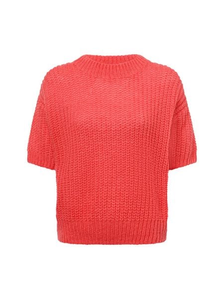 Marie Lund sweter z dzianiny Marie Lund z mieszanki wełny Kobiety czerwony, XL/XXL. Czerwone swetry klasyczne damskie Marie Lund, na wiosnę, xl, z dzianiny, bez kołnierzyka. Za 279.95 zł.