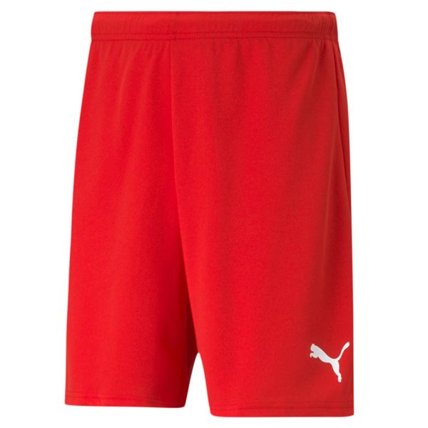Szorty Puma teamRISE. Białe szorty męskie Puma, z materiału, bez kołnierzyka. Za 134.50 zł.