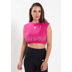 Albion Duże rozmiary Crop Top - Różowy. Czerwone topy sportowe damskie GORILLA WEAR, xl, bez wzorów, bez ramiączek. Za 149.00 zł.