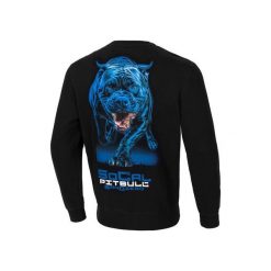 Bluza męska Pitbull z kapturem In Blue. Czarne bluzy sportowe męskie PITBULL, bez wzorów, sportowe, bez kołnierzyka, bez ramiączek. W wyprzedaży za 179.00 zł.
