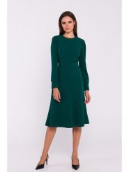 Stylove Sukienka w kolorze ciemnozielonym rozmiar: XL. Zielone sukienki damskie Stylove, xl, bez wzorów, bez kołnierzyka, bez ramiączek, midi. Za 262.91 zł.
