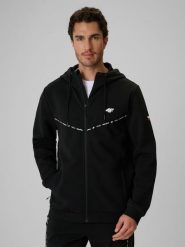 4F Bluza kibica z kapturem męska - czarna XXL. Czarne bluzy sportowe męskie 4f, m. Za 249.99 zł.
