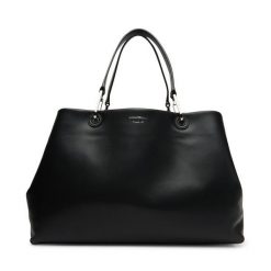 Torebka Emporio Armani. Czarne torebki klasyczne damskie Emporio Armani, bez wzorów, bez dodatków. Za 2,209.00 zł.