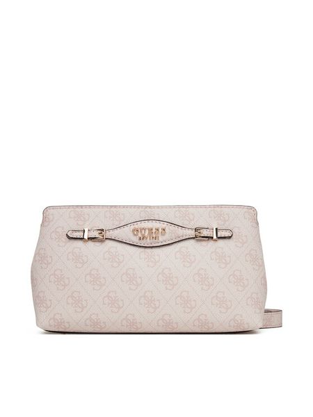 Guess Torebka Katya HWSG96 52120 Różowy. Czerwone listonoszki damskie Guess, z aplikacjami, ze skóry, bez dodatków. Za 329.99 zł.