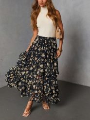 Milan Kiss Spódnica w kolorze czarnym rozmiar: L. Czarne spódniczki damskie Milan Kiss, l, bez wzorów, midi, proste. Za 165.99 zł.