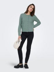 ONLY Kardigan w kolorze zielonym rozmiar: S. Zielone kardigany damskie Only, s, bez wzorów, z materiału. Za 78.47 zł.