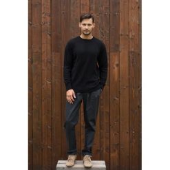 Spodnie męskie Cozy Whisper grafitowe. Szare spodnie materiałowe męskie Veva, bez wzorów. Za 169.00 zł.