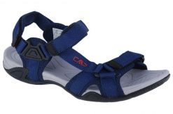 Sandały sportowe męskie CMP HAMAL. Niebieskie sandały męskie CMP, z materiału, bez zapięcia. Za 169.99 zł.
