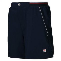 Spodnie treningowe męskie Fila Short Stephan. Niebieskie spodnie dresowe męskie Fila, bez wzorów, z dresówki. Za 396.00 zł.