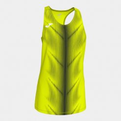 Damski tank top Joma Olympie. Czarne topy damskie Joma, bez wzorów, bez kołnierzyka. W wyprzedaży za 117.15 zł.
