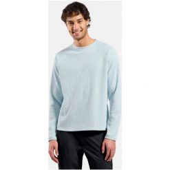 Bluza męska ODLO Mid layer CUBIC. Niebieskie bluzy bez kaptura męskie Odlo, m, z materiału. Za 269.99 zł.
