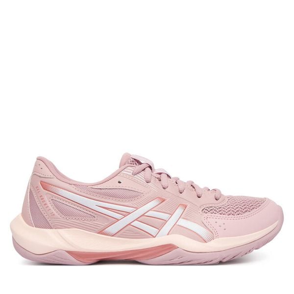 Buty halowe Asics. Czerwone buty sportowe na co dzień damskie Asics, bez wzorów. Za 339.99 zł.