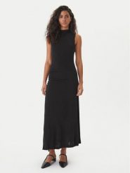 BOSS Sukienka wieczorowa Eylai 50557369 Czarny Slim Fit. Czarne sukienki damskie Boss, l, bez wzorów, z wiskozy, wizytowe, bez kołnierzyka, bez ramiączek. Za 999.99 zł.