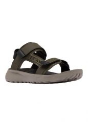 Męskie sandały turystyczne Columbia PEAKFREAK ROAM SANDAL 2108771326. Zielone sandały męskie Columbia, z materiału, z okrągłym noskiem, bez zapięcia. Za 209.99 zł.
