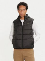 Lacoste Kamizelka BH6761 Czarny Regular Fit. Czarne kamizelki męskie Lacoste, m, z syntetyku. Za 732.99 zł.