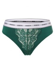 GUESS Stringi Kobiety zielony, M. Zielone stringi damskie Guess, m, z aplikacjami. Za 89.95 zł.
