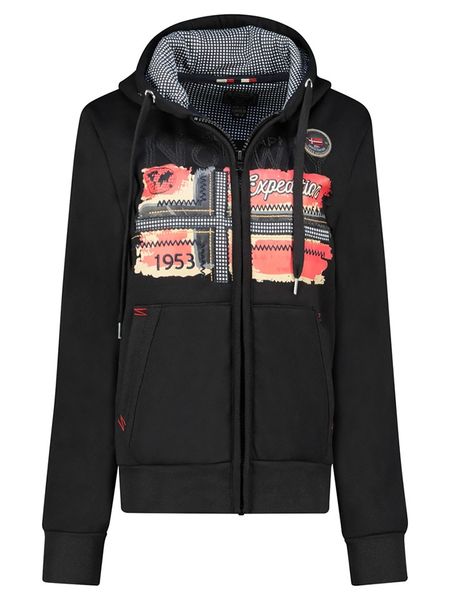 Geographical Norway Bluza "Farlotte" w kolorze czarnym rozmiar: XL. Czarne bluzy z kapturem damskie Geographical Norway, xl. Za 118.95 zł.