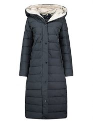 Geographical Norway Płaszcz pikowany w kolorze granatowym rozmiar: XXL. Niebieskie płaszcze damskie Geographical Norway, xxl, bez wzorów. Za 272.31 zł.