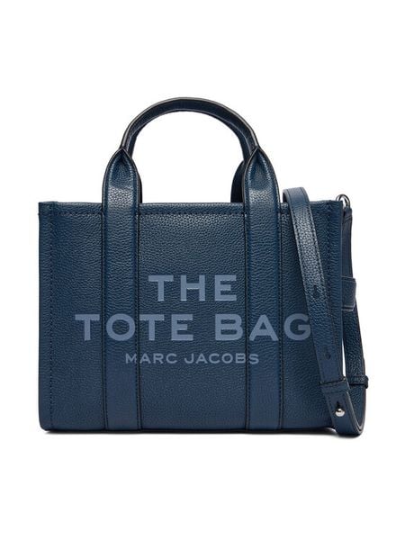 Marc Jacobs Torebka The Leather Small Tote Bag H009L01SP21 Granatowy. Niebieskie torebki klasyczne damskie MARC JACOBS, bez wzorów, ze skóry, bez dodatków. Za 1,679.00 zł.