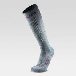 Skarpety narciarskie damskie UYN Ski One Comfort Fit. Szare skarpetki damskie UYN, bez wzorów. Za 149.99 zł.