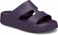 Klapki Dla Dorosłych Crocs Getaway Platform H-strap. Fioletowe klapki i japonki męskie Crocs, z materiału. Za 139.99 zł.