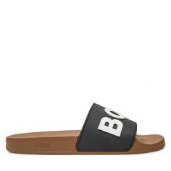 Klapki BOSS. Brązowe klapki i japonki męskie Boss. Za 229.99 zł.