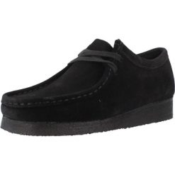 Buty CLARKS ORIGINALS WALLABEE Czarny. Czarne obuwie treningowe damskie Clarks, na fitness i siłownię. Za 501.99 zł.