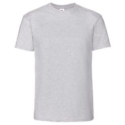 Koszulka Unisex Dla Dorosłych Iconic 195 Heather. Szare bluzki damskie Fruit of the Loom, bez wzorów, bez kołnierzyka. Za 41.99 zł.