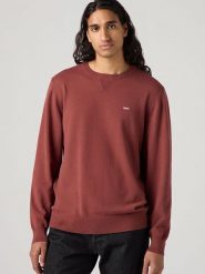 Levi's Sweter w kolorze czerwonym rozmiar: S. Czerwone swetry męskie Levi's, s, bez wzorów, bez kołnierzyka. Za 105.14 zł.