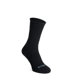 Skarpety trekkingowe damskie Bridgedale Hike Midweight Merino Comfort Boot. Czarne skarpetki damskie Bridgedale, bez wzorów. Za 90.99 zł.