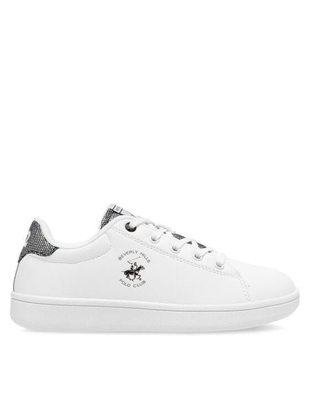 Beverly Hills Polo Club Sneakersy V12-762(IV)DZ Biały. Białe buty sportowe dziewczęce Beverly Hills Polo Club, bez wzorów, ze skóry, bez zapięcia. Za 129.99 zł.